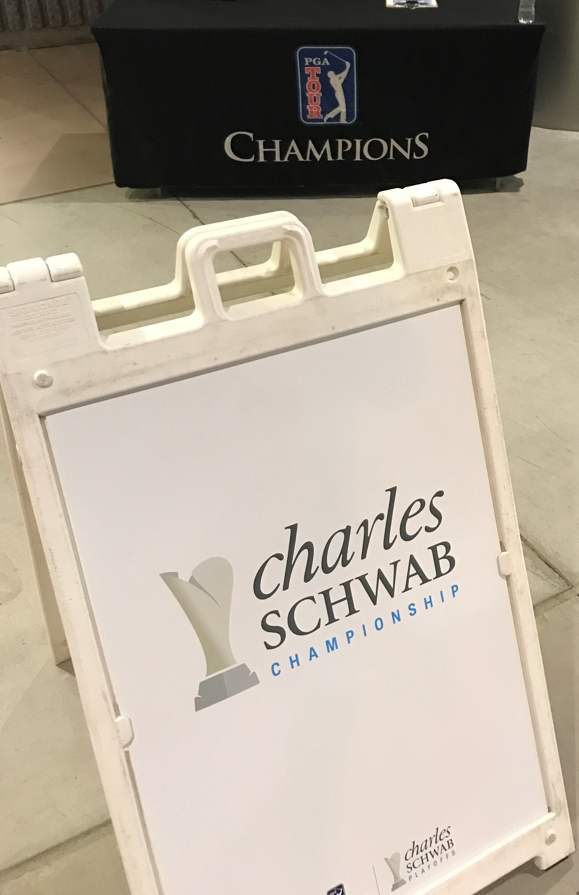 Charles Schwab Cup Championship 2020 Airport Desk