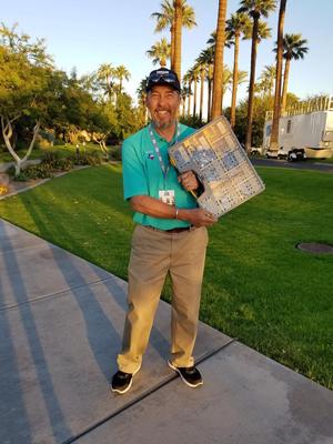 Mark at the 2018 Charles Schwab Cup Championship in Phoenix