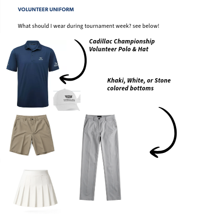 Cadillac Championship Volunteer Uniform 2026