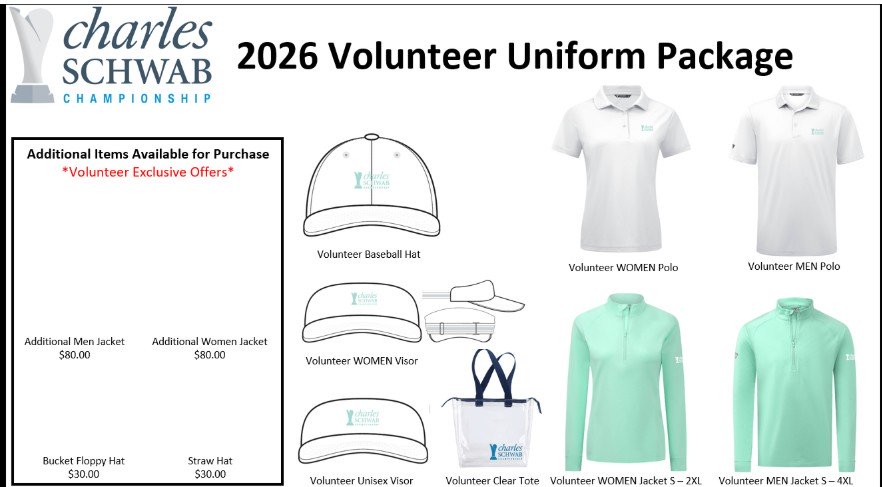 Charles Schwab Cup Championship Volunteer Package 2026 temp